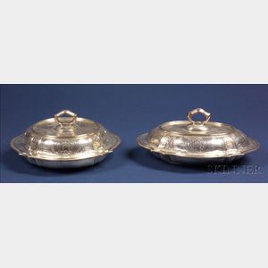 Two Tiffany & Company Sterling Covered Vegetable Dish