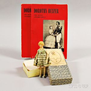 Small Dorothy Heizer Doll, Original Box, and Two Books