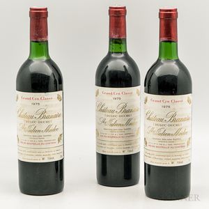 Chateau Branaire 1975, 3 bottles