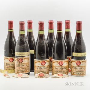 Guigal Cote Rotie Brune et Blonde 1976, 8 bottles