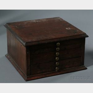 Doctor's Mahogany Medical Chest