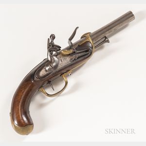 French Model 1779 Marine Pistol, 1st Type