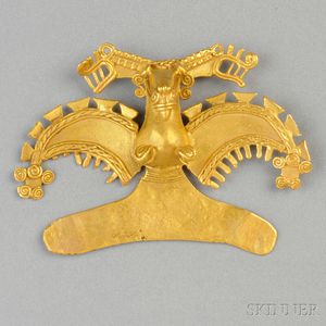 18kt Gold Figural Pendant