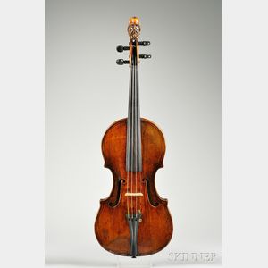 French Inlaid Violin, c. 1870