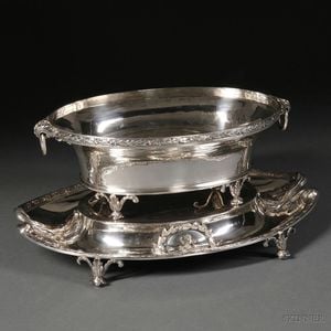 George III Sterling Silver Two-part Centerpiece