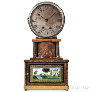 Joseph Ives "Brooklyn" Accelerating Lever or "Wagon Spring" Shelf Clock