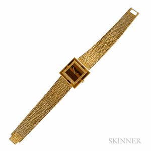 18kt Gold and Tiger's-eye Wristwatch, Piaget