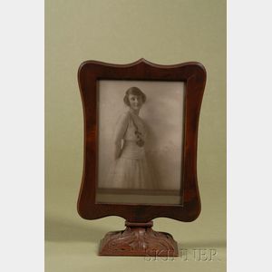 Carved Mahogany Picture Frame