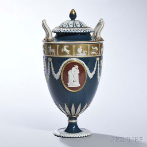 Wedgwood Victoria Ware Vase and Cover