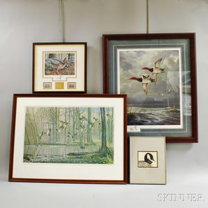 Four Framed Sporting Prints