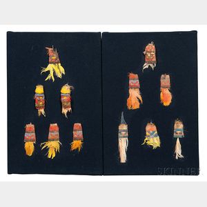 Twelve Chimu Feather Adornments