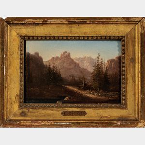 Eugène Cicéri (French, 1813-1890) Dolomite Landscape