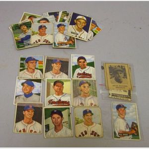 Collection of 1950 and 1951 Bowman Gum Baseball Cards
