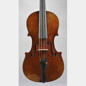 Belgian Violin, Martin Kuntze-Fechner, Brussels, 1912