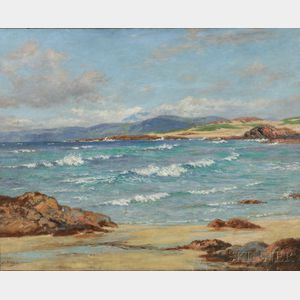 John McGhie (British, 1867-1952) Seascape