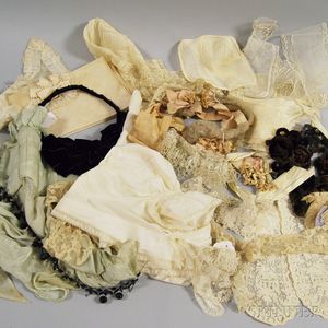 Small Collection of Lace, Linen, and Trims