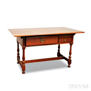 William and Mary-style Walnut Tavern Table