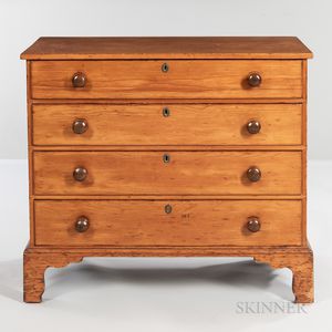 Country Pine Four-drawer Chest of Drawers
