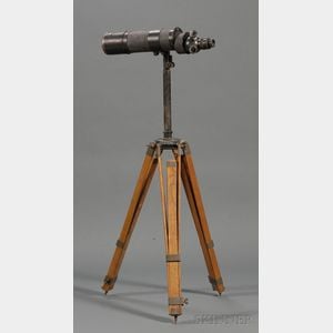 Sold at auction 3-inch Brass Telescope on Stand by A. Bardou Auction Number  2527M Lot Number 323