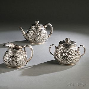 Tiffany & Co. Three-piece Sterling Silver Tea Service