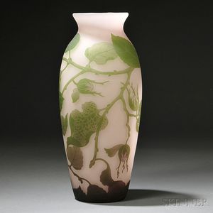 Arsall Cameo Glass Vase