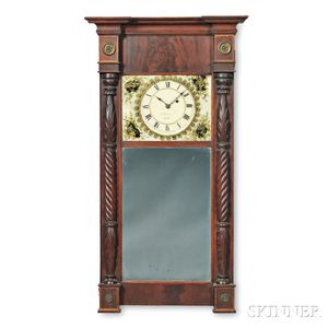 Edmund Currier Looking Glass Wall Clock
