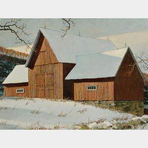 Eric Sloane (American, 1905–1985) The Dutch Barn
