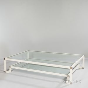 Two-tiered Glass-top Coffee Table