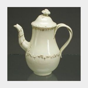 Wedgwood Queen&#39;s Ware Coffee Pot and Cover