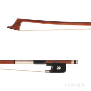 Silver-mounted Violoncello Bow