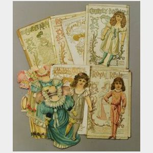 Six Boxed Sets of Tuck Paper Dolls