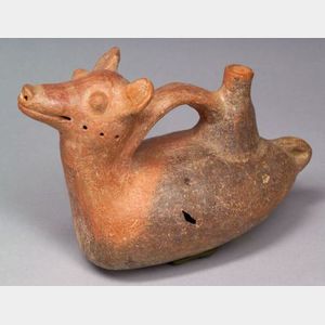 Pre-Columbian Pottery Effigy Vessel