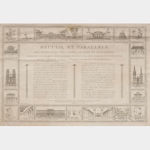Durand, Jean-Nicolas-Louis (1760-1834) Recueil et Parallele des Edifices de Tout Genre, Anciens et Modernes