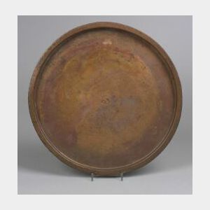 Arts & Crafts Handmade Copper Tray, early 20th century,