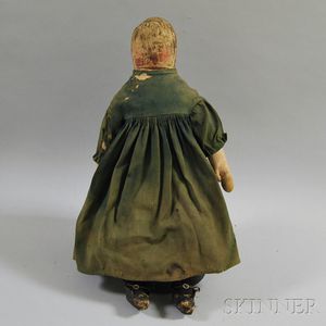 Early Painted Sock-head Doll
