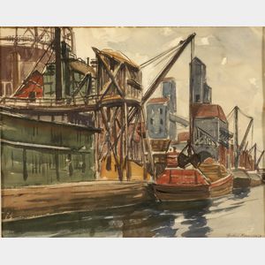 Gurden S. Howe (American, 1903-1984) Harbor View