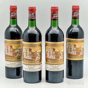Chateau Ducru Beaucaillou 1975, 4 bottles