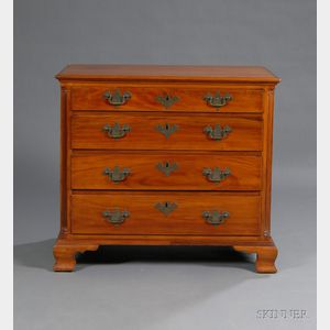 Chippendale Mahogany Carved Chest of Drawers