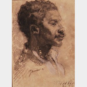 American School, 19th Century Jamaica/A Portrait Study.