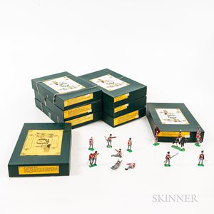Eight Mulberry Miniatures Miniature Soldier Sets