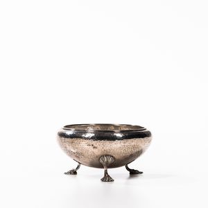 George Gebelein (1878-1945) Hand Wrought Sterling Silver Bowl