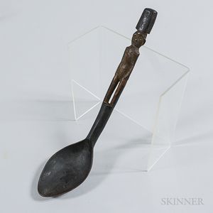 Carved Wood Figural Spoon