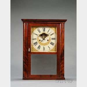 Mahogany Empire Shelf Clock by Eli Terry, Jr. & Company