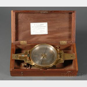 Brass Surveyor 's Compass by W. & L. E. Gurley