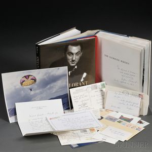 Lorant, Stefan (1901-1997) Small Archive of Correspondence and Two Books.