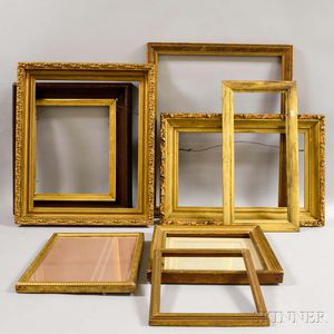 Eight Gilt Frames