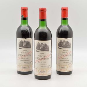 Chateau LEvangile 1970, 3 bottles