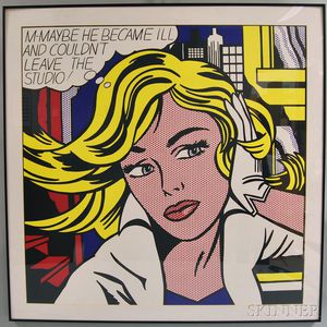 After Roy Lichtenstein (American, 1923-1997) M....Maybe , 1965