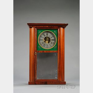 Mahogany "Ogee Prototype" Shelf Clock by C. & N. Jerome