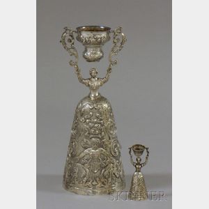 Two Silver Wager Cups